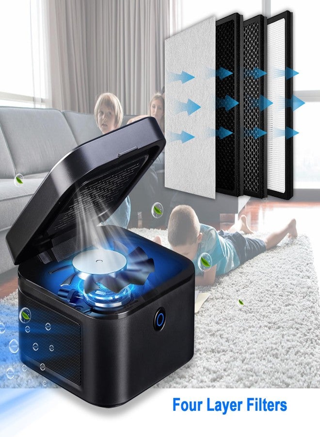 SHD Multifunctional Smokeless Ashtray,USB Rechargeable HEPA Filter Ashtray, Smoke Eaters for Home Room Office Car Indoor Outdoor - Image 3